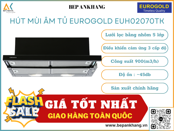 Máy hút mùi âm tủ Eurogold EUH02070TK